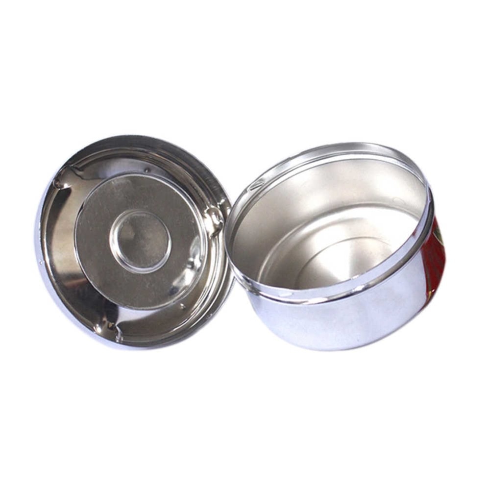 Press Rotary Portable Metal Ashtray - Image 3