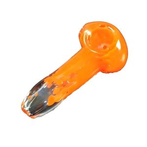 Handmade Fireball Glass Pipe