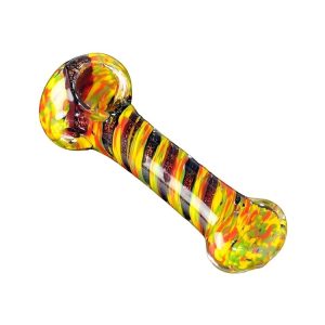 Handmade Glass Candy Cane Pipe
