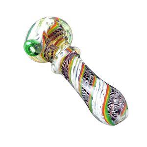 Handmade Rainbow Pop Glass Pipe