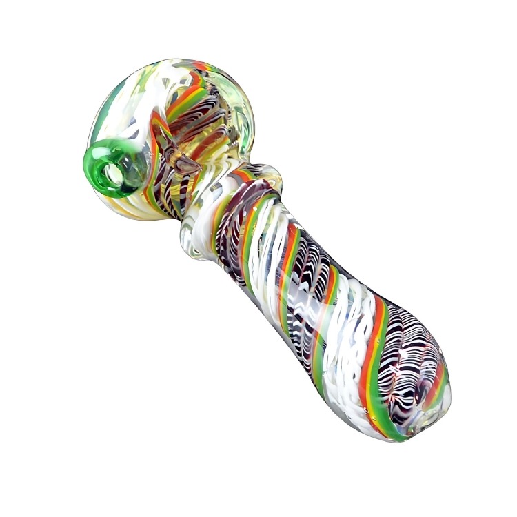 Handmade Rainbow Pop Glass Pipe