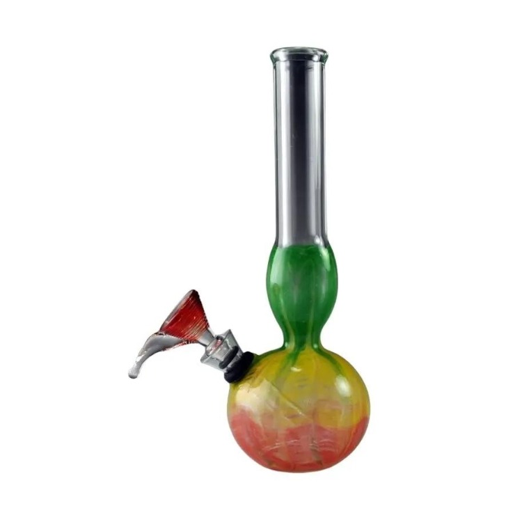 Rasta Glass Water Pipe